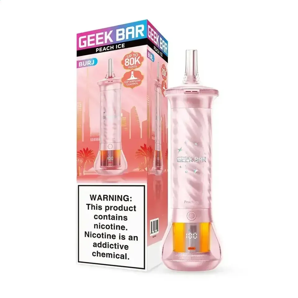Peach Ice Geek Bar Burj 80K