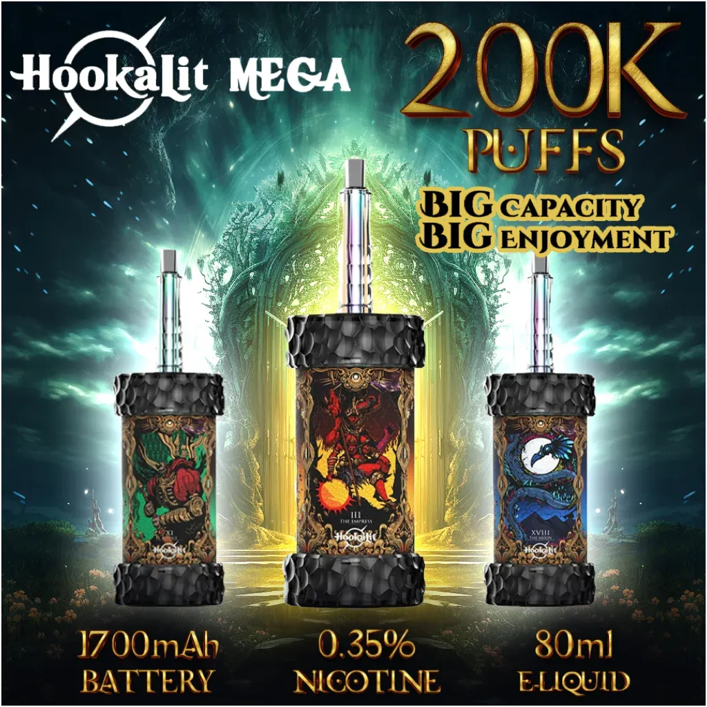 Olit Hookalit Mega 200K E-Hookah Head Vape | 200,000 Puffs